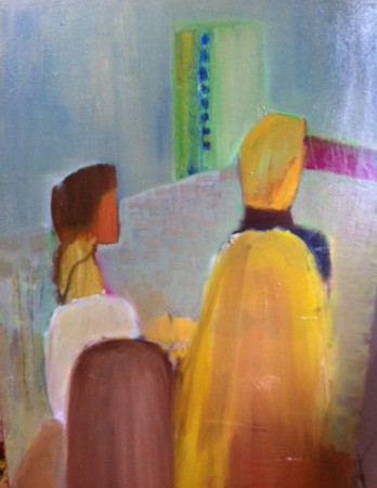 Unstopable force, olja på duk, 50x100 cm, 2015