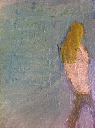 Give me a break, olja på trä, 30x30 cm, 2014